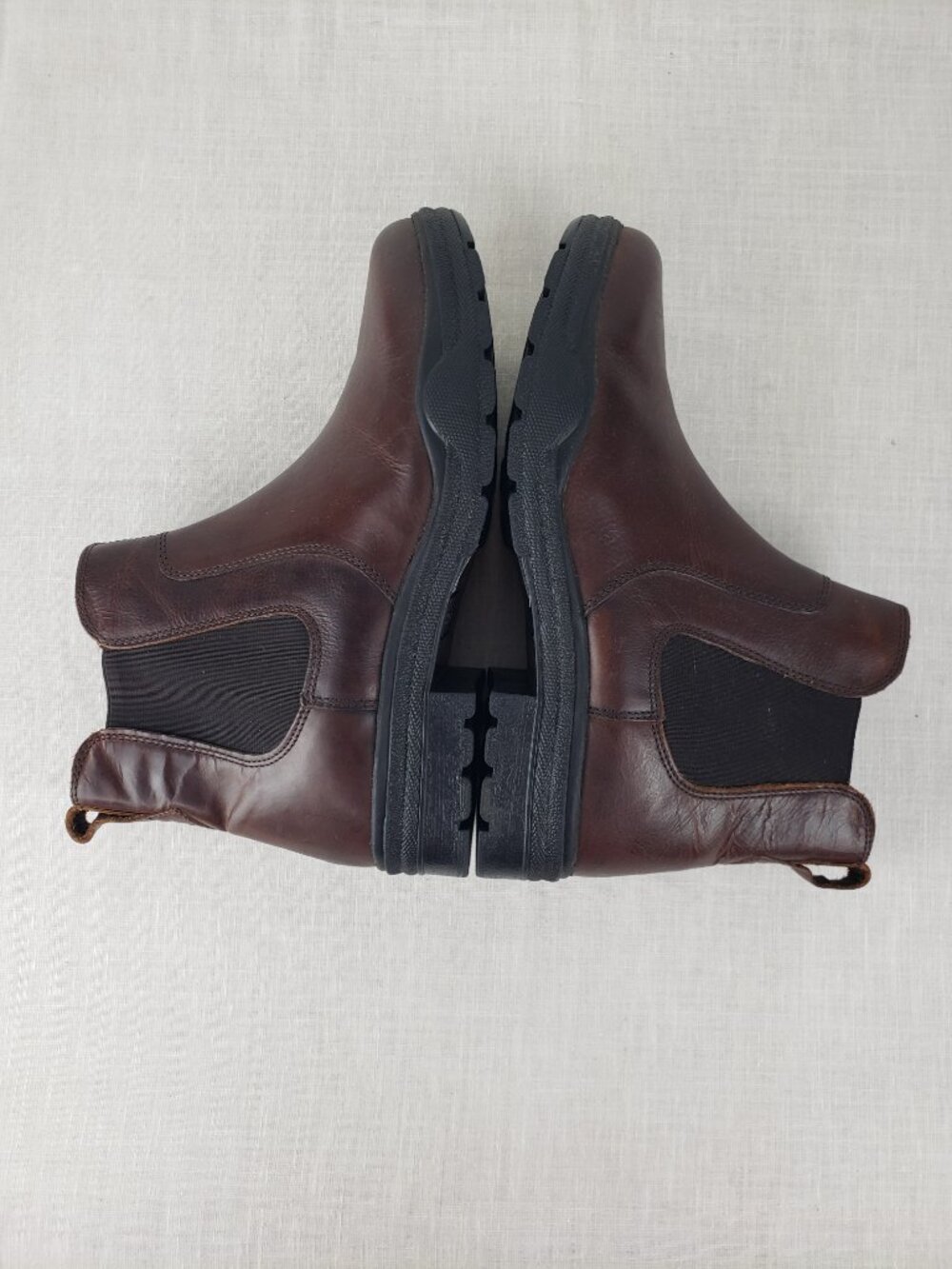 Smartpak Ada Chelsea Boots Brown Leather Pull On Womens 41/US 10 - Picture 9 of 11